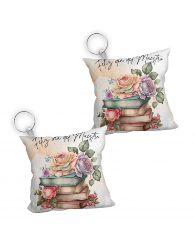 Llavero almohada día del maestro