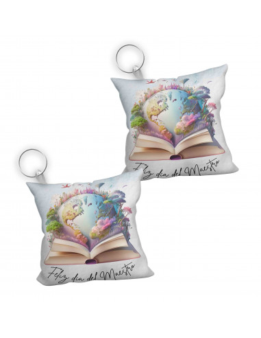 Llavero almohada día del maestro