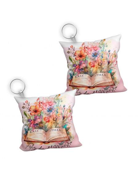 Llavero almohada día del maestro