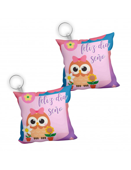 Llavero almohada día del maestro