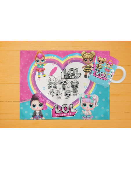 42 DISEÑOS DE INDIVIDUALES+ TAZA PARA PINTAR/COLOREAR