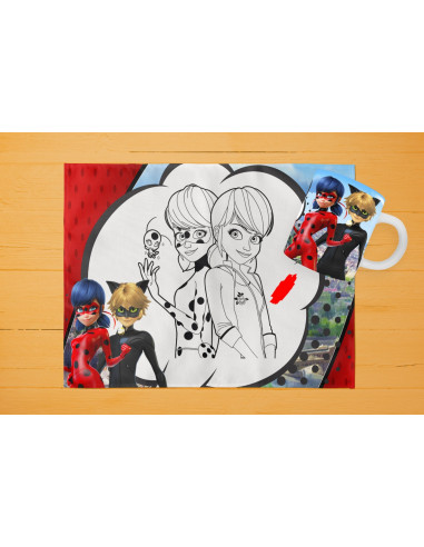 42 DISEÑOS DE INDIVIDUALES+ TAZA PARA...