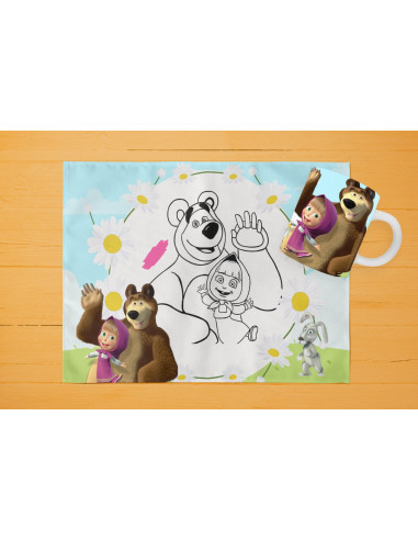 42 DISEÑOS DE INDIVIDUALES+ TAZA PARA...