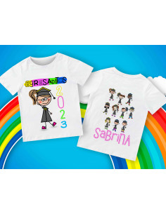 Egresaditos remeras dibujos