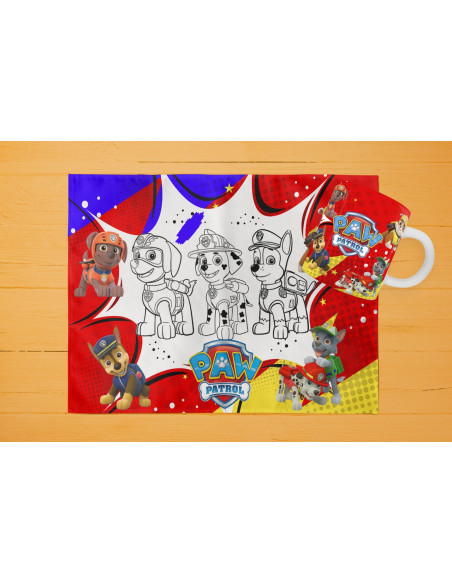 42 DISEÑOS DE INDIVIDUALES+ TAZA PARA PINTAR/COLOREAR