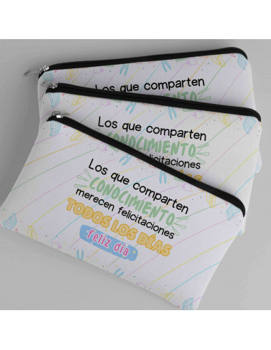 Cartucheras día del maestro