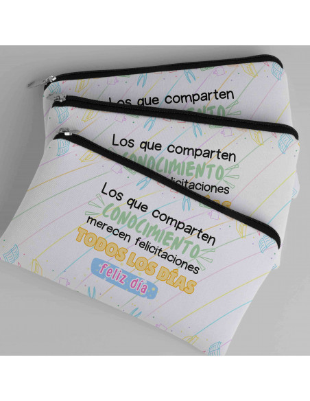 Cartucheras día del maestro