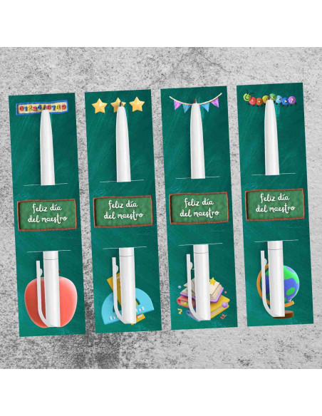 porta lapicera Día del Maestro