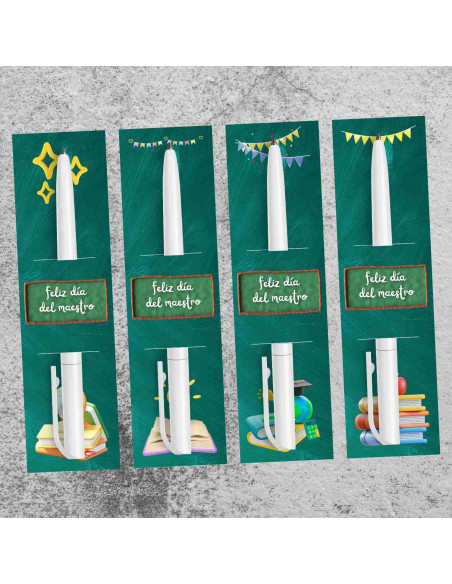 porta lapicera Día del Maestro