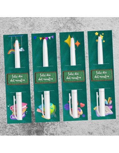 porta lapicera Día del Maestro