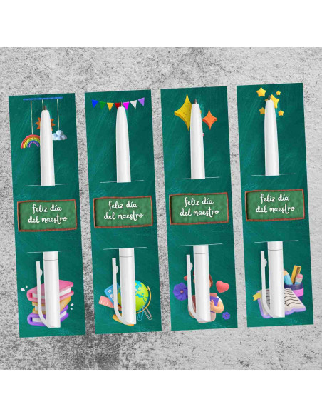 porta lapicera Día del Maestro