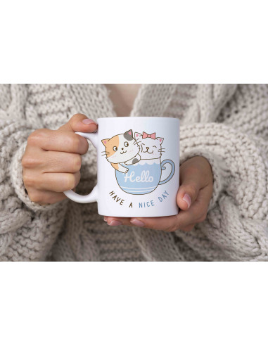 Tazas Gatitos Frases