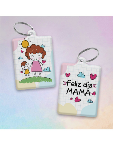 LLAVERO DIA DE LA MADRE DIBUJITO...