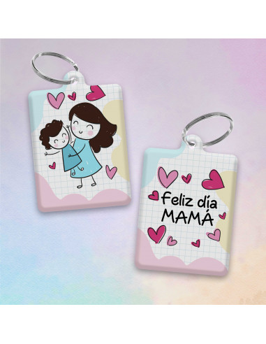 LLAVERO DIA DE LA MADRE DIBUJITO...
