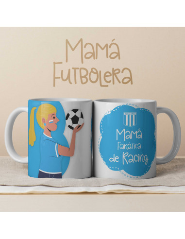 TAZAS MAMÁ FUTBOLERA