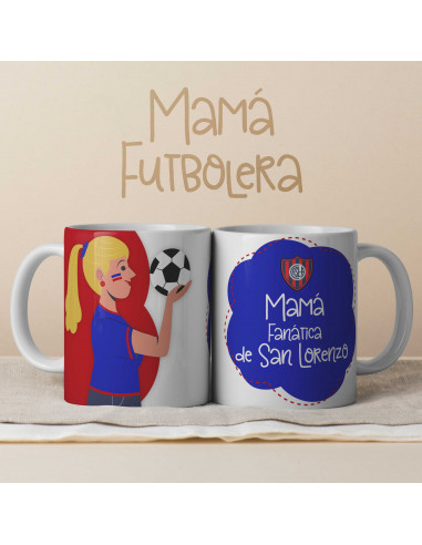 TAZAS MAMÁ FUTBOLERA