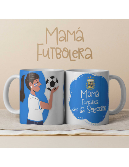 TAZAS MAMÁ FUTBOLERA
