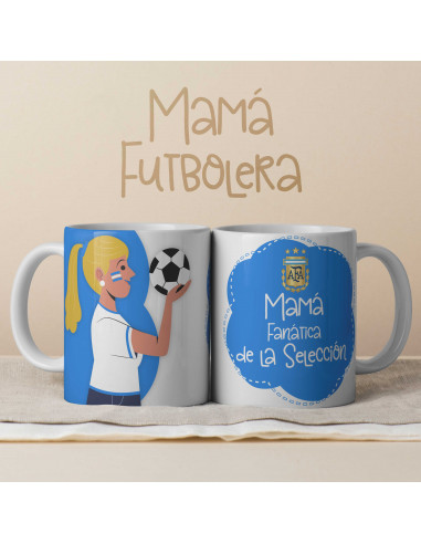 TAZAS MAMÁ FUTBOLERA