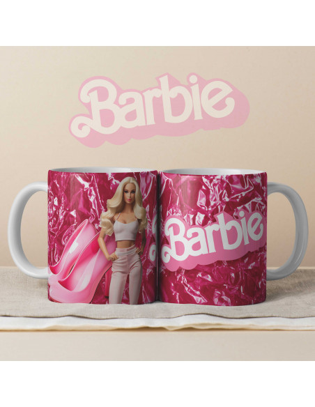 TAZAS BARBIE