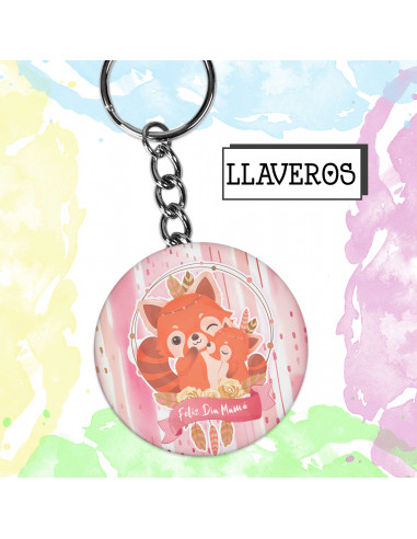 LLAVEROS REDONDOS DIA DE LA MADRE