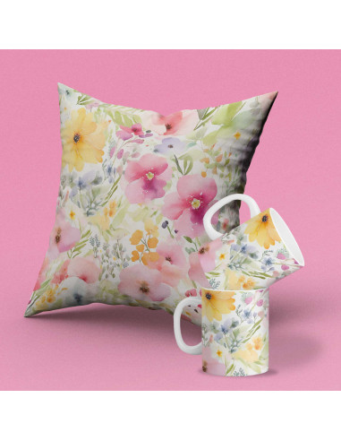PRIMAVERA | DISEÑOS TAZA Y ALMOHADONES
