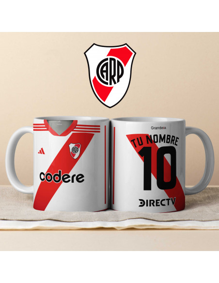 TAZAS CAMISETAS DE RIVER 2023 2024