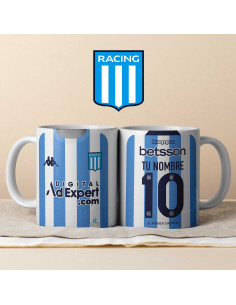 TAZA CAMISETA RACING 2023