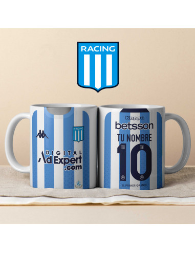 TAZA CAMISETA RACING 2023