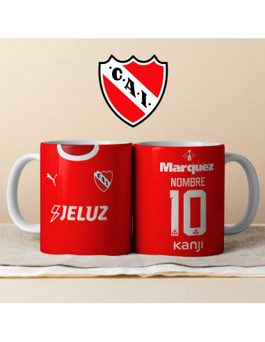 TAZA CAMISETA INDEPENDIENTE 2023