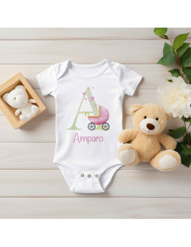 BODY INICIALES BEBE NENA