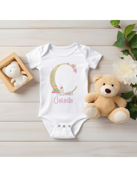 BODY INICIALES BEBE NENA