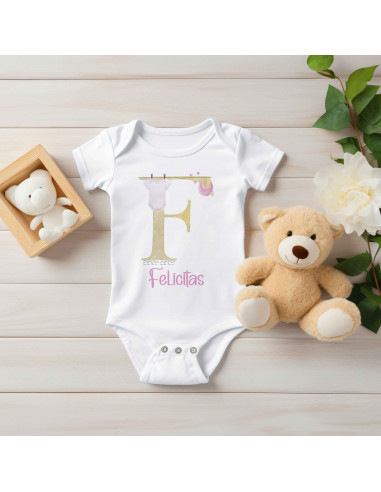 BODY INICIALES BEBE NENA