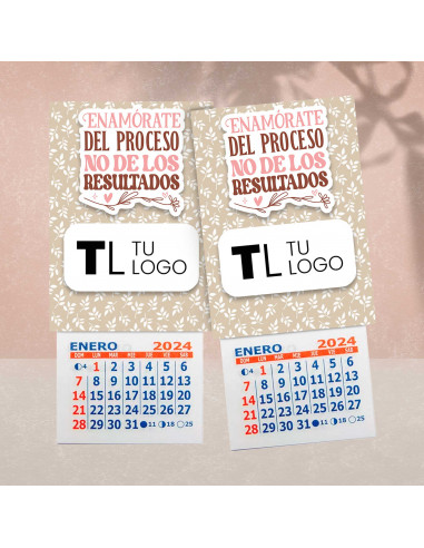 Cartones para calendario mignon 2024...