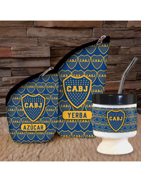 SET MATE CHAU LATA FUTBOL BOCA RIVER RACING INDEPENDIENTE SAN LORENZO