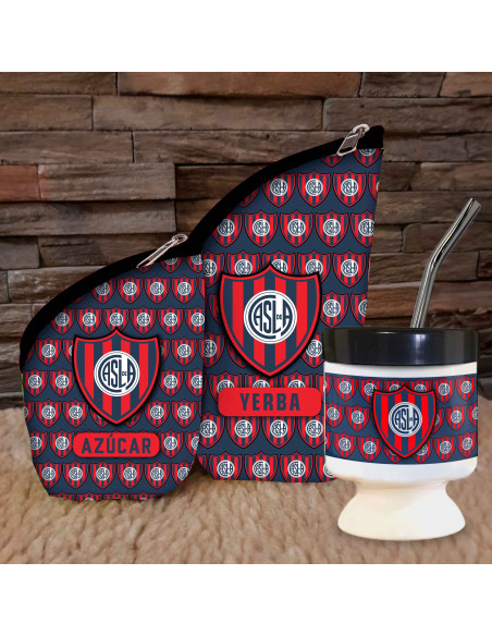 SET MATE CHAU LATA FUTBOL BOCA RIVER RACING INDEPENDIENTE SAN LORENZO