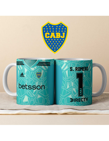TAZA CAMISETA BOCA JUNIORS CHIQUITO...