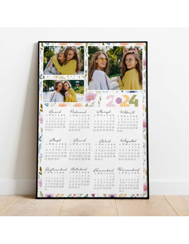 CALENDARIO 2024 PARA FOTO FLORES...