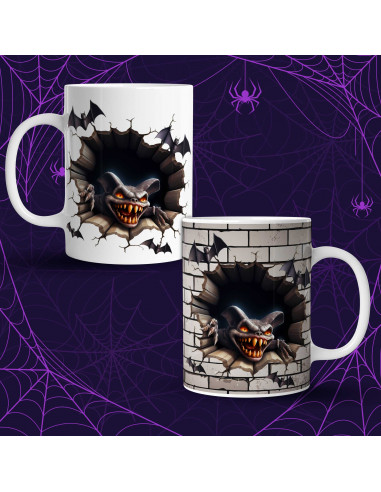 TAZAS 3D HALLOWEEN