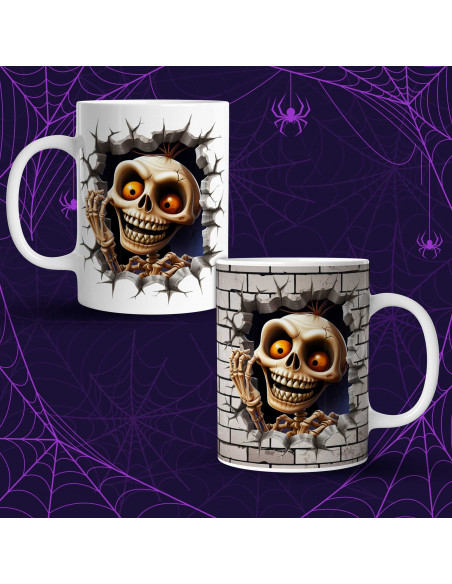 TAZAS 3D HALLOWEEN
