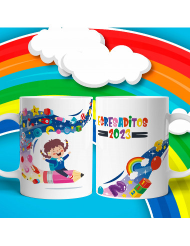 Tazas Egresaditos 2023 pack 2