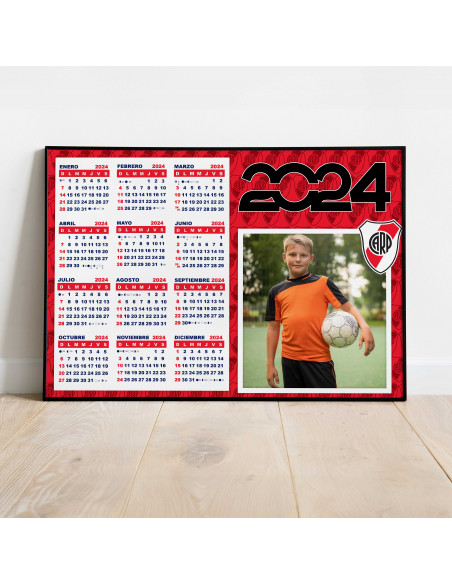CALENDARIO 2024 PARA FOTO BOCA Y RIVER