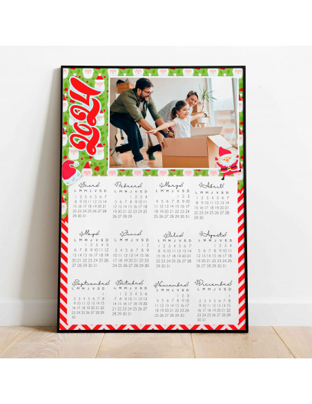 CALENDARIO 2024 PARA FOTO NAVIDAD 1
