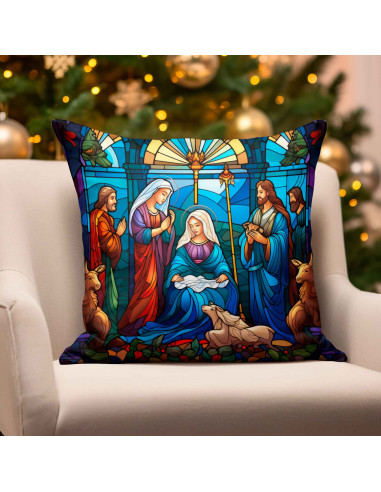ALMOHADONES NAVIDAD RELIGIOSOS PESEBRE