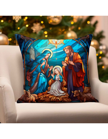 ALMOHADONES NAVIDAD RELIGIOSOS PESEBRE