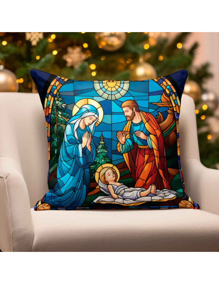 ALMOHADONES NAVIDAD RELIGIOSOS PESEBRE