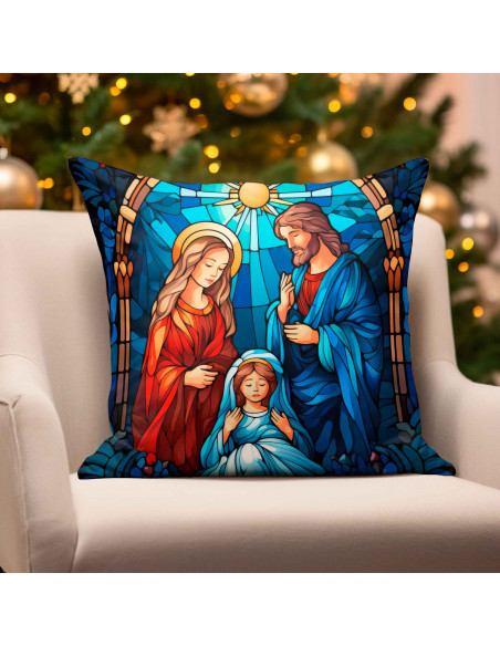ALMOHADONES NAVIDAD RELIGIOSOS PESEBRE