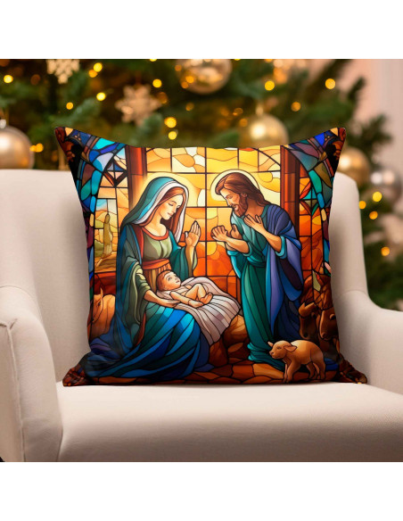 ALMOHADONES NAVIDAD RELIGIOSOS PESEBRE