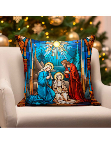 ALMOHADONES NAVIDAD RELIGIOSOS PESEBRE