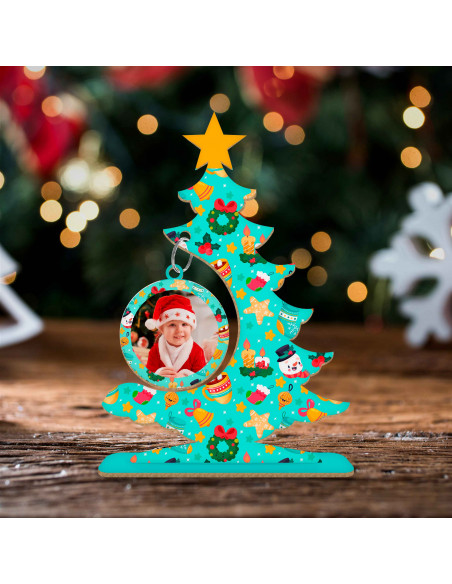 ARBOLITOS NAVIDAD FOTO BEBE