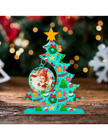 ARBOLITOS NAVIDAD FOTO BEBE